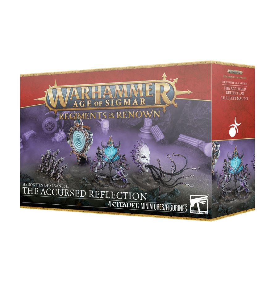Hedonites of Slaanesh : Le reflet maudit accompagne la sortie des hedonites of slaanesh , avec un nouveau battletome , des cartes et nouvelles figurines