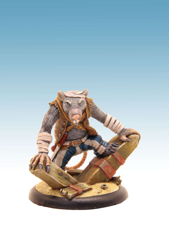 découvrez Briskars: Mercenaires : Rattus , une superbe figurine pour Briskars de nos amis nordistes de TGCM creation