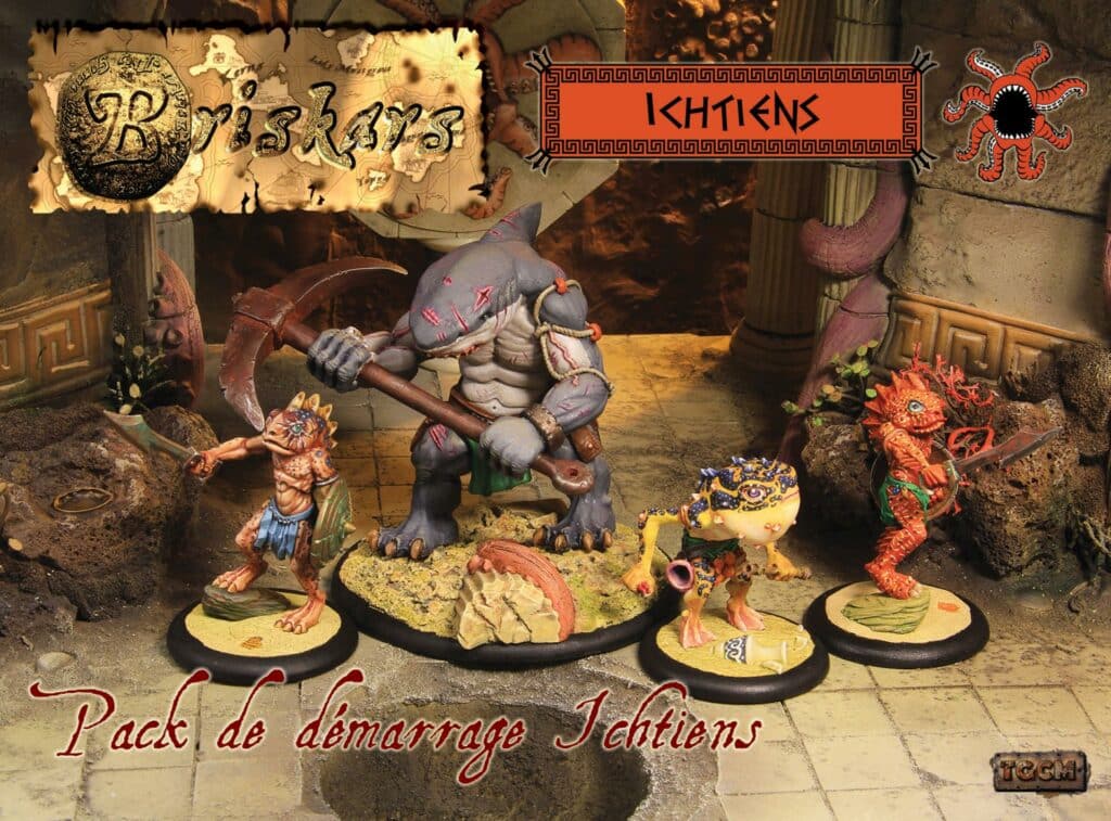 découvrez Briskars: Ichtiens : Starter Ichtiens , une superbe figurine pour Briskars de nos amis nordistes de TGCM creation