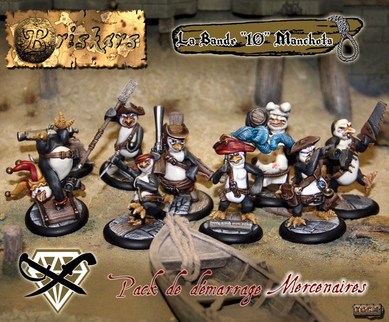 découvrez Briskars: Mercenaires : Coffret Bande "10" Manchots, une superbe figurine pour Briskars de nos amis nordistes de TGCM creation