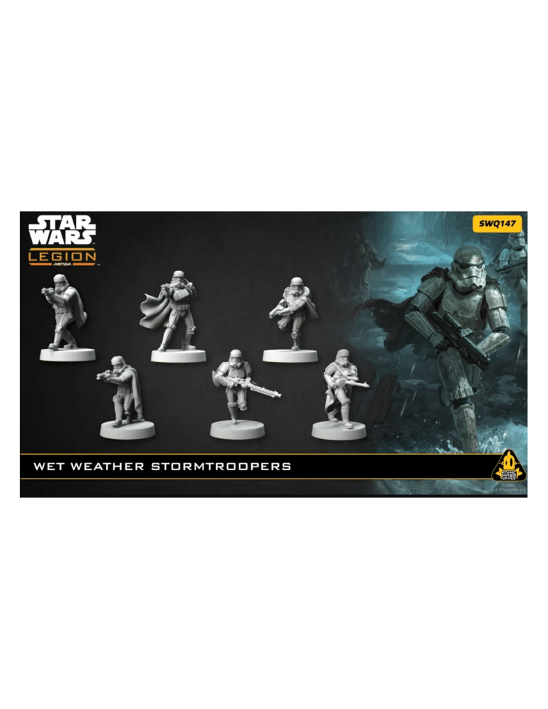 Découvrez une nouvelle unité pour les armées de l'empire dans Star Wars Legion , avec Star Wars Legion – 224 Wet-Weather Gear Stormtroopers