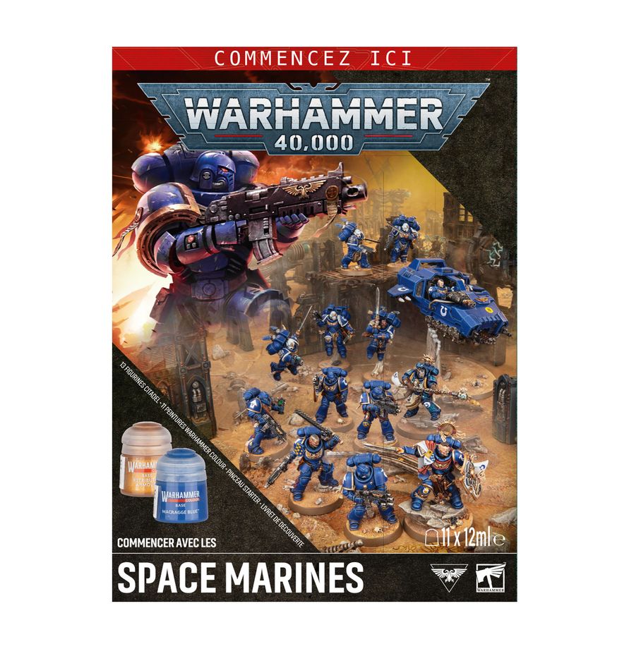 Découvrez le Getting Started With Space Marines V11, un choix indispensable pour tout joueur voulant débuter les Space Marines à Warhammer 40.000
