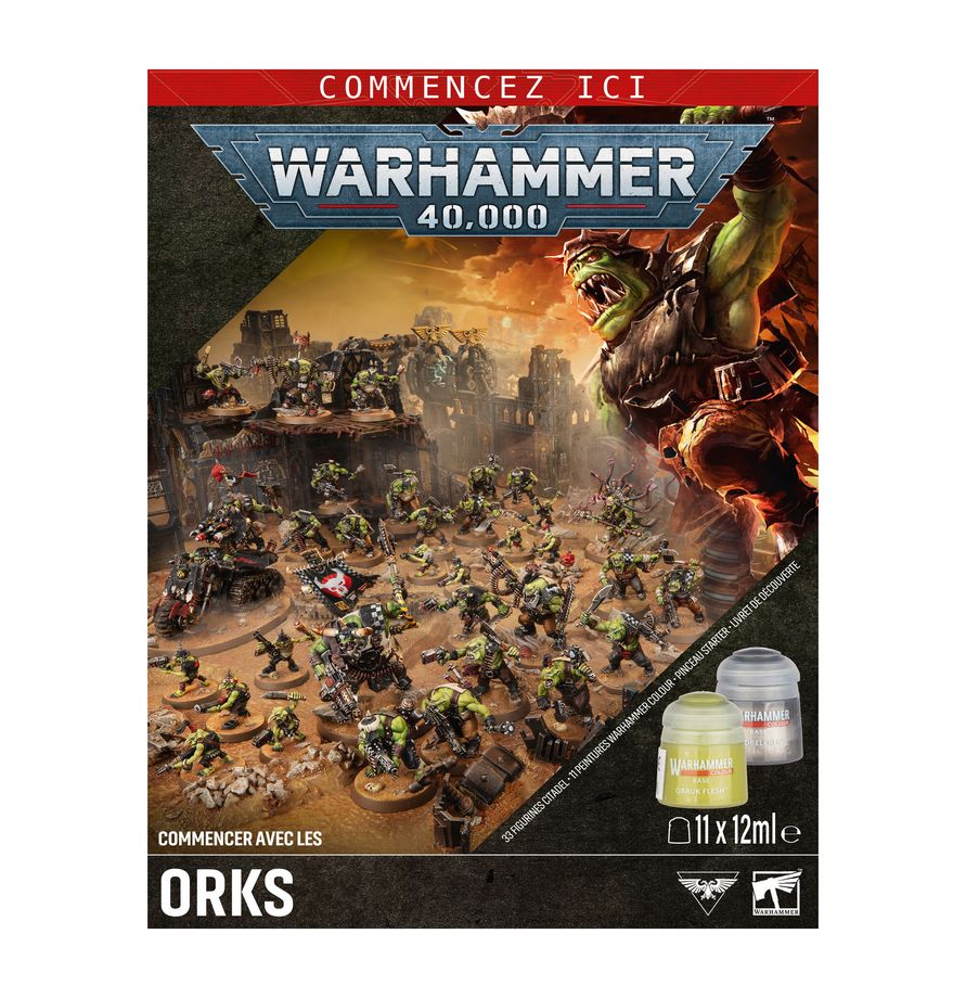 Découvrez le Getting Started With Orks V11, un choix indispensable pour tout joueur voulant débuter les Orks à Warhammer 40.000