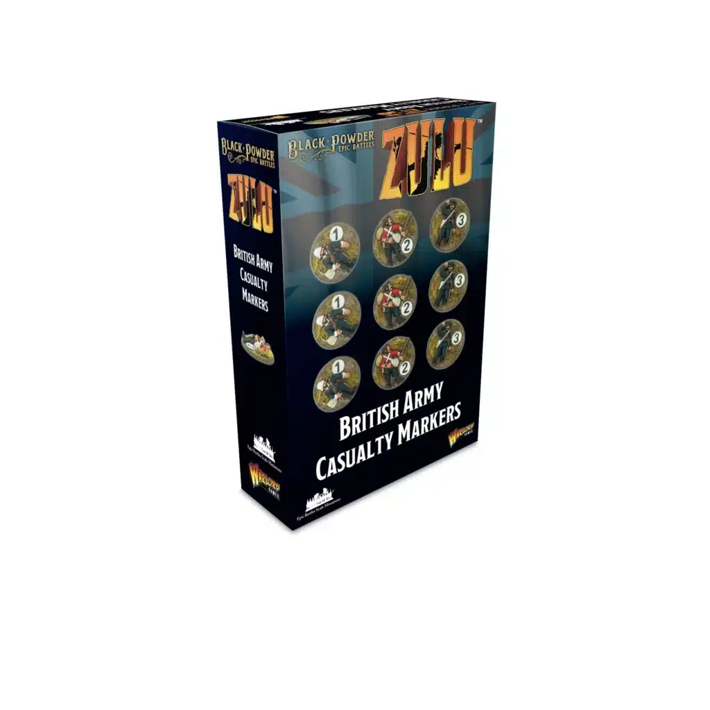 Black Powder Epic Battles: Zulu! - British Army Casualty Markers est le nouveau jeu proposé par warlord games sur le systeme de jeu de black powder