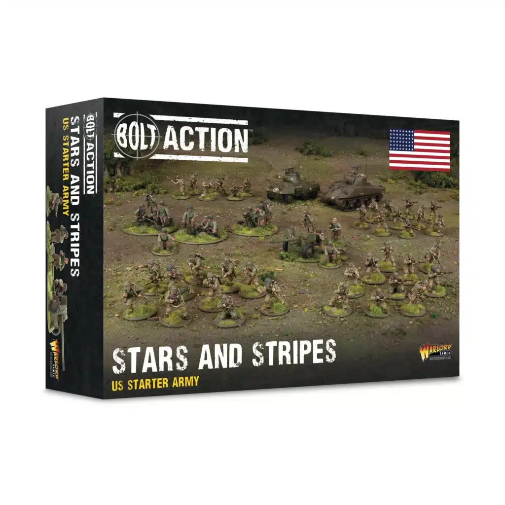 Bolt Action - Stars and Stripes US Starter Army est un starter parfait pour commencer ou compléter votre armées des US Marines pour Bolt Action
