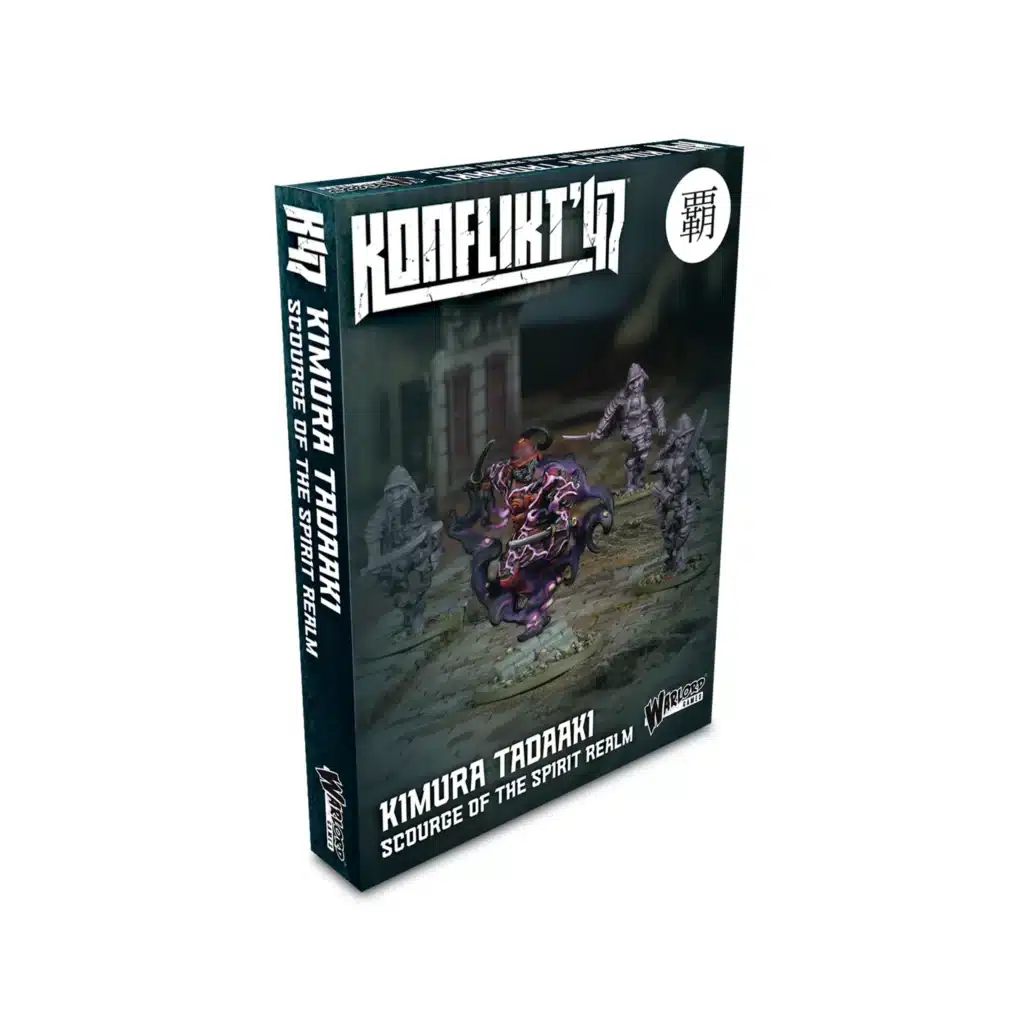 Konflikt '47 Kimura Tadaaki, Scourge of the Spirit Realm fait partie des sorties pour konlikt 47, ce jeu de figurines post apocalyptiques