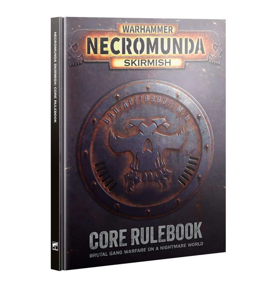 Le Core Rulebook de Necromunda, le livre de règles indispensable pour jouer, créer votre gang et vivre des campagnes dans les bas-fonds de la Ruche.