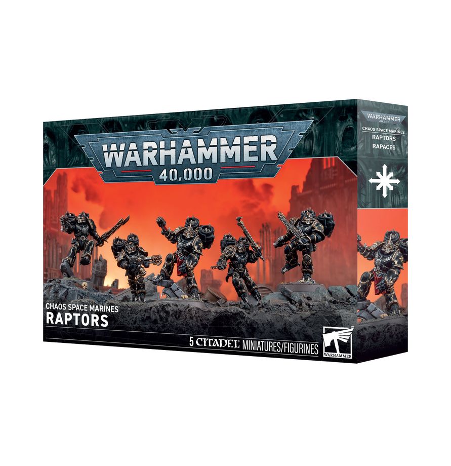 Les Chaos Space Marines : Rapaces sont les unités d'assaut surprise des Space Marine Du Chaos surtout connu chez les Night Lords