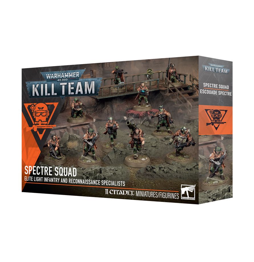 Glissez-vous à travers les jungles extraterrestres avec la sortie en kit individuel de la Kill Team V3 : Escouade Spectre de l’Astra Militarum