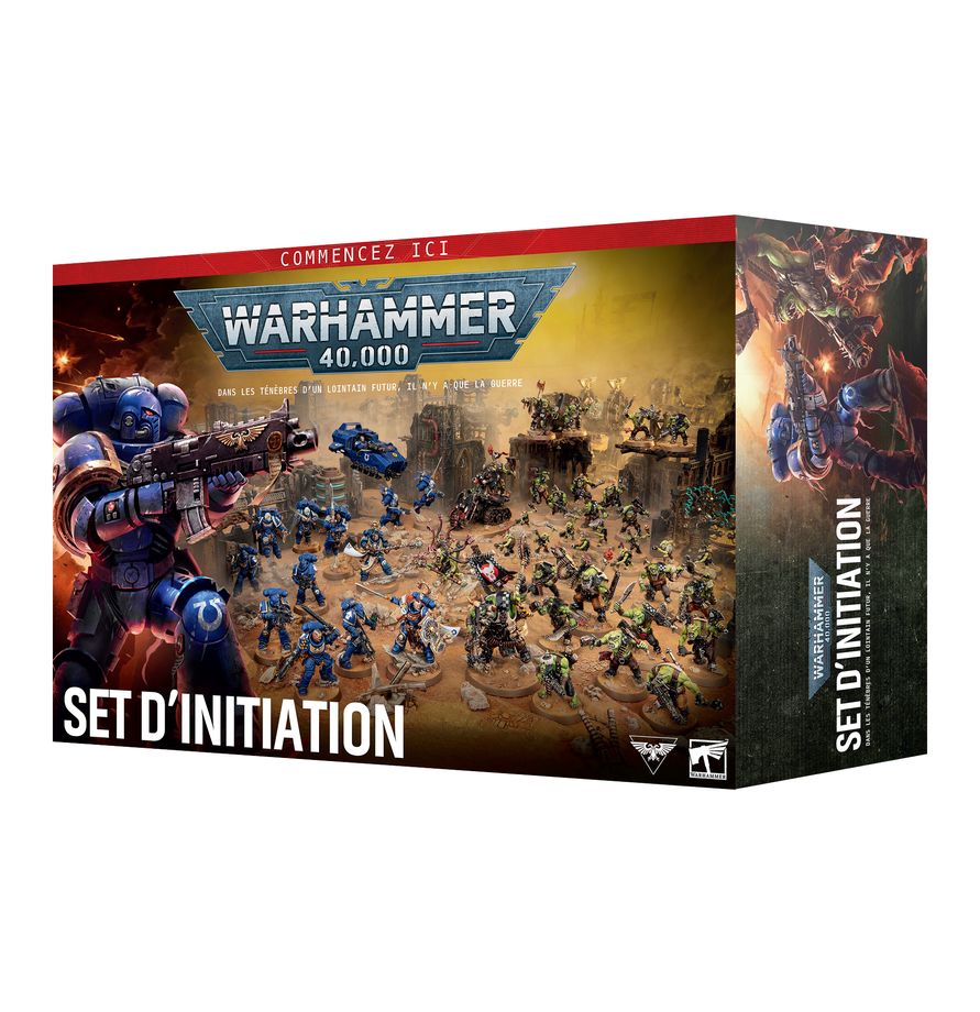 Découvrez le Warhammer 40.000 Starter Set V11 VF, un choix indispensable si vous voulez vous lancez à Warhammer 40.000 V11