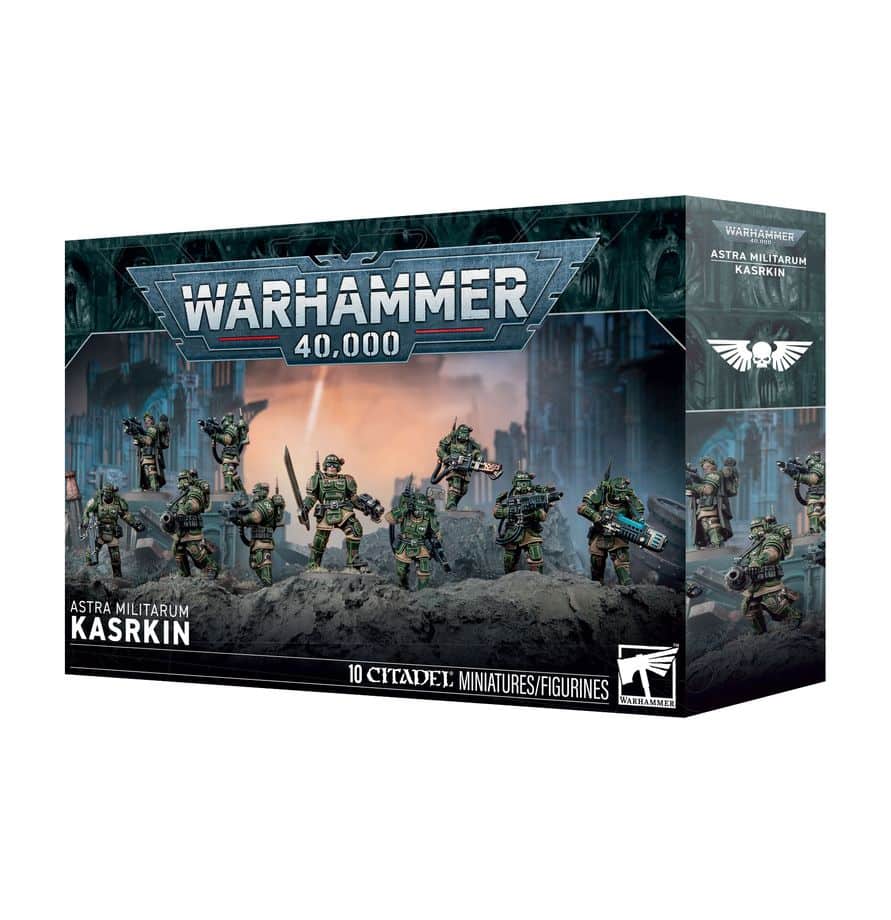 Les Astra Militarum : Kasrkin sont les unités d'élite avec les meilleurs équipements que puisse avoir les forces de l'Astra Militarum