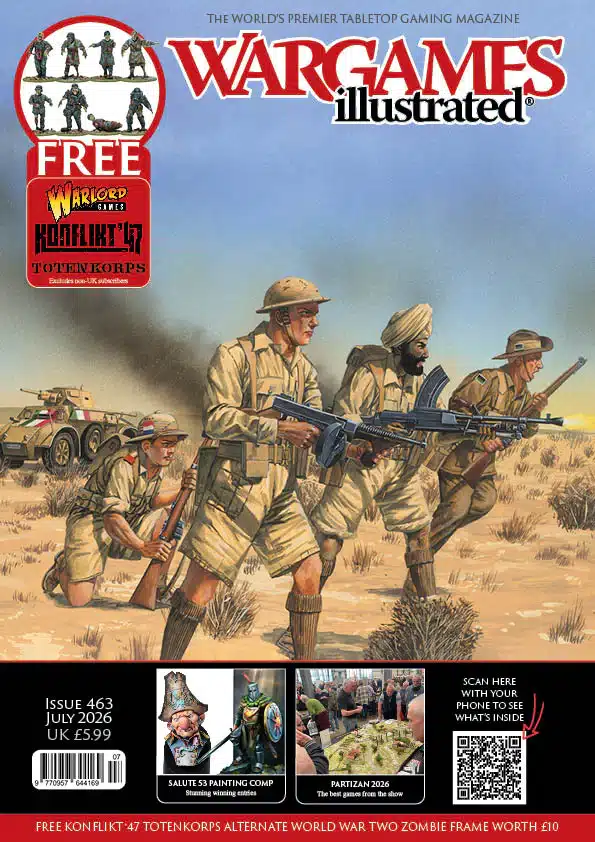 Découvrez le Wargames Illustrated WI463 édition Avril 2026 avec encore plein de figurines et scenarios pour votre plus grand plaisir