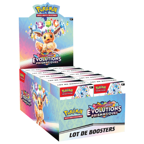 Découvrez le nouveau Pokemon Displays Bundle Evolution Prismatique EV8.5 qui ravira petits et grands , a ouvrir ou garder scellé pour votre collection