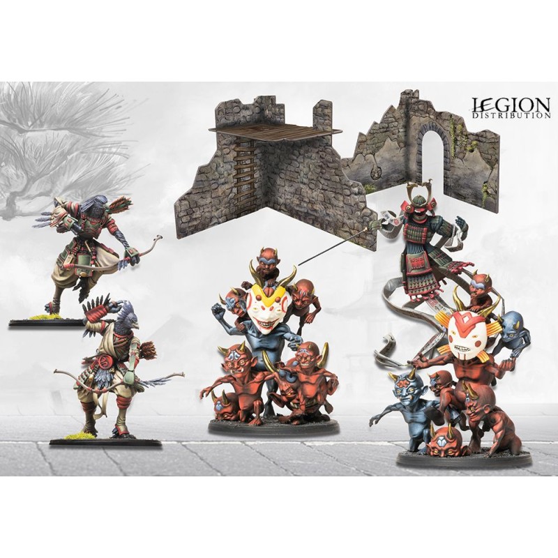 Conquest Yoroni First Blood Reinforcement set est l'une des superbes boites de Parabellum pour jouer à first blood leur jeu d'escarmou