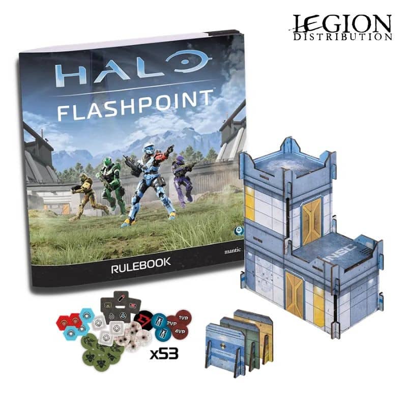 Halo Flashpoint : Rulebook pack 1.5 EN est une extension pour le jeu de même nom dans l'univers futuriste inspiré par le jeu vidéo trés connu