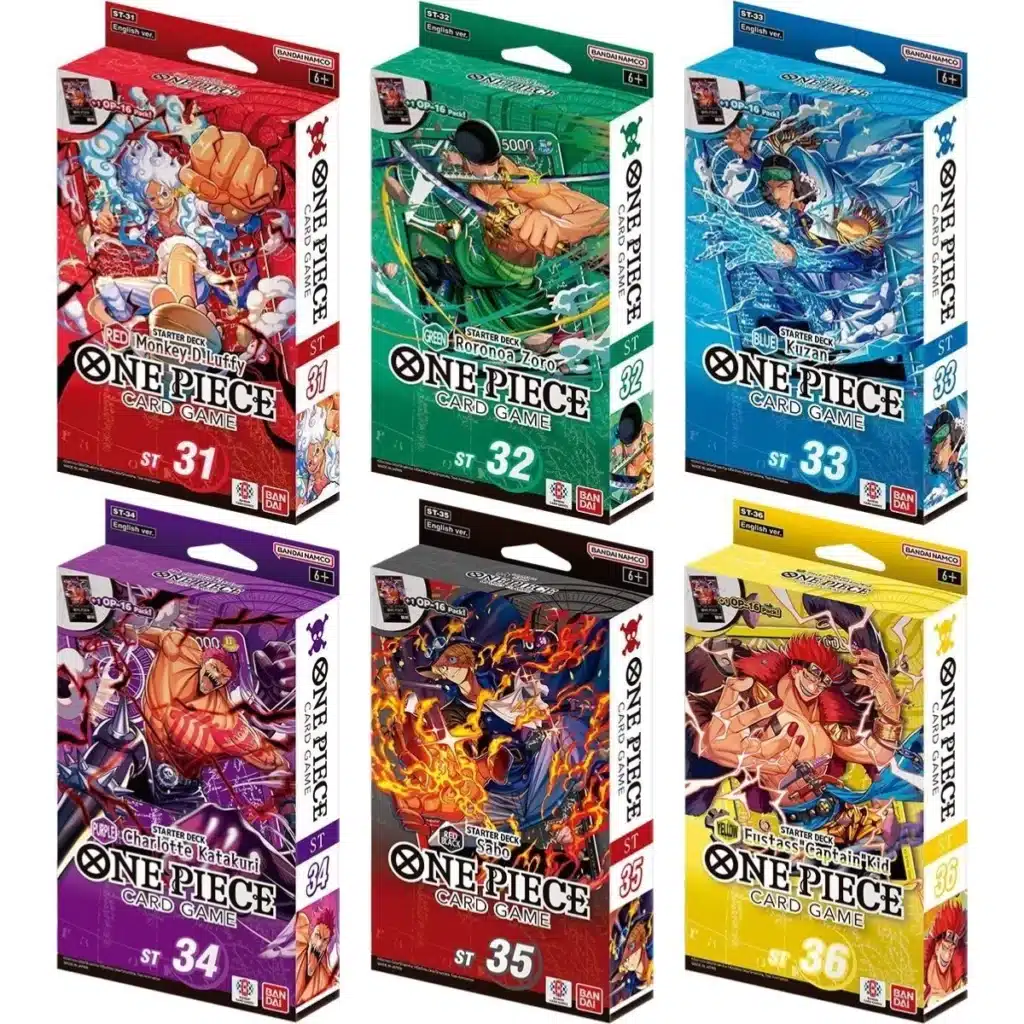 Découvrez le nouveau produit One Piece TCG : lot 6 deck ST31-36 FR un produit incontournable pour votre jeu de cartes favori
