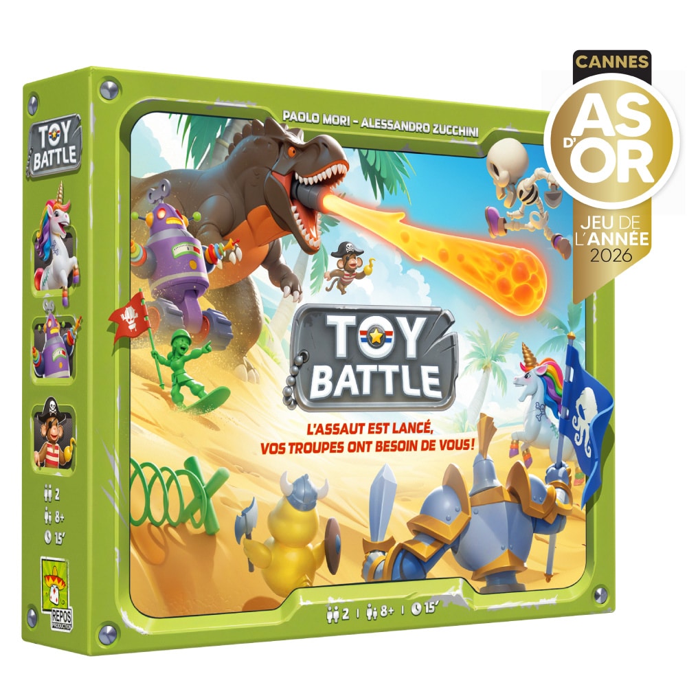 Decouvrez l'as d'or de canjnes de cette année 2026: Toy Battle un jeu fun a jouer en famille