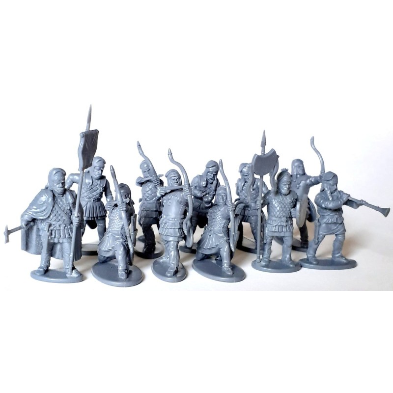 Saga - Persian Armoured Archers est l'une des boites de figurines plastiques pour jouer à la nouvelle extension de Saga l'Age des césars