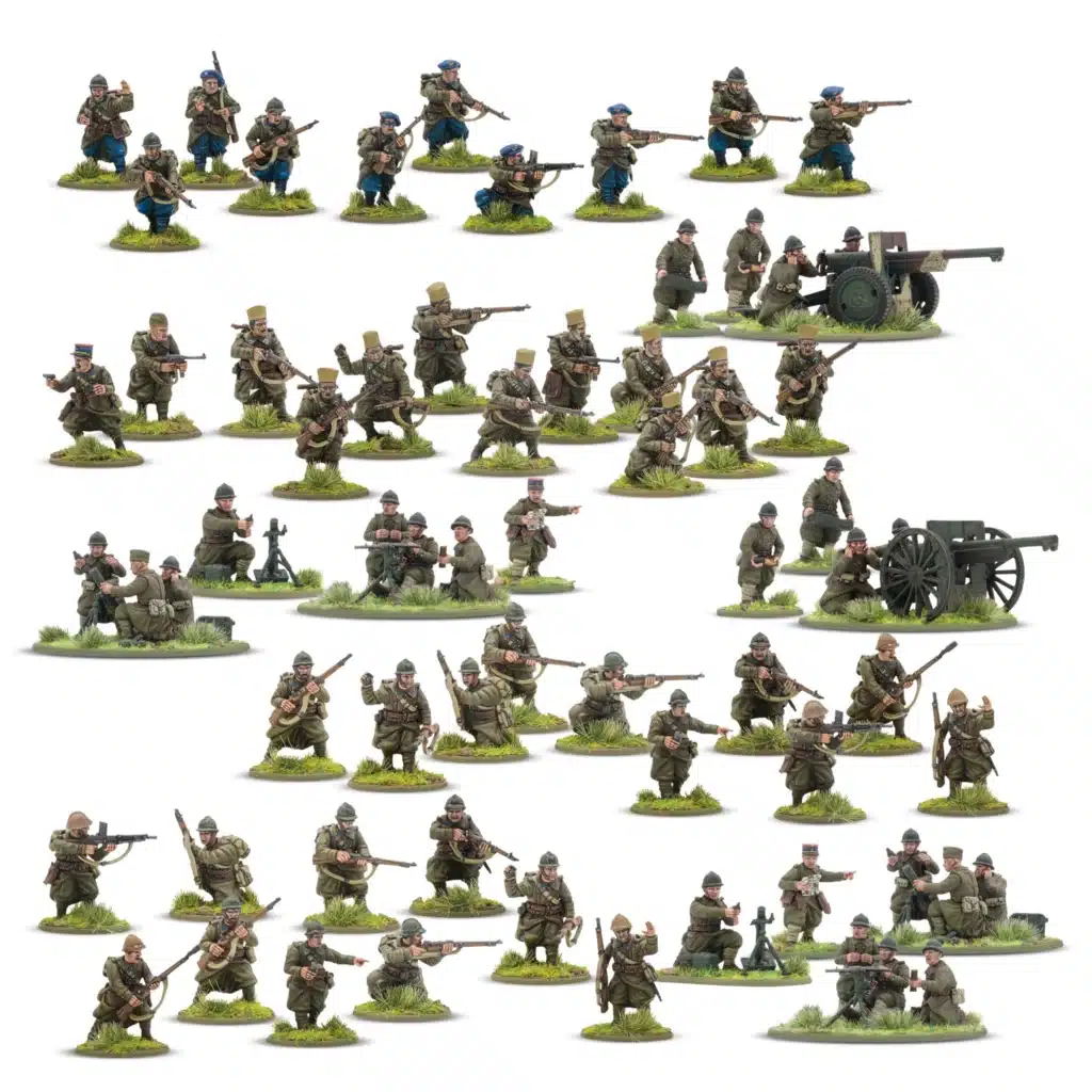 Bolt Action Hold The Line! - French Starter Army et tous les autres starters vous permettent de revivre la bataille emblématique des Ardennes de la deuxieme guerre mondiale