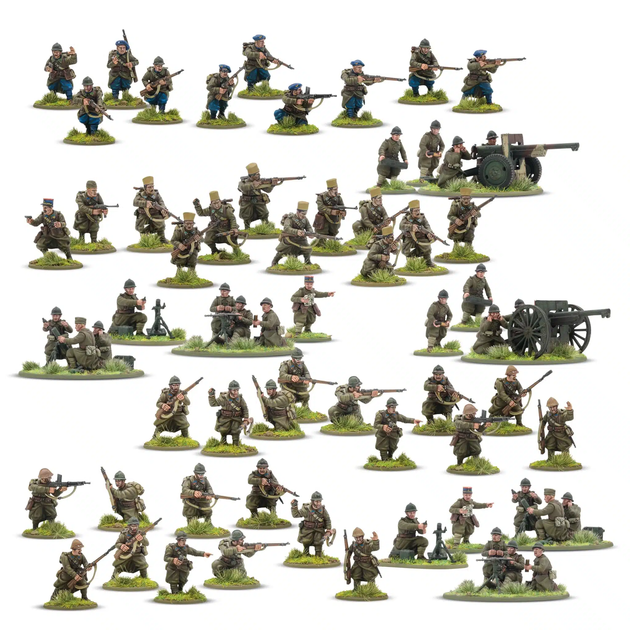 Bolt Action Hold The Line! - French Starter Army et tous les autres starters vous permettent de revivre la bataille emblématique des Ardennes de la deuxieme guerre mondiale