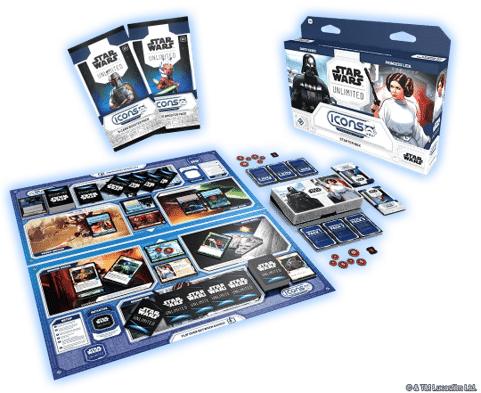 Star Wars Unlimited TCG: Icons 2027 Boite de démarrage VF accompagne la sortie de la nouvelle edition du set 9 du formidable jeu de cartes