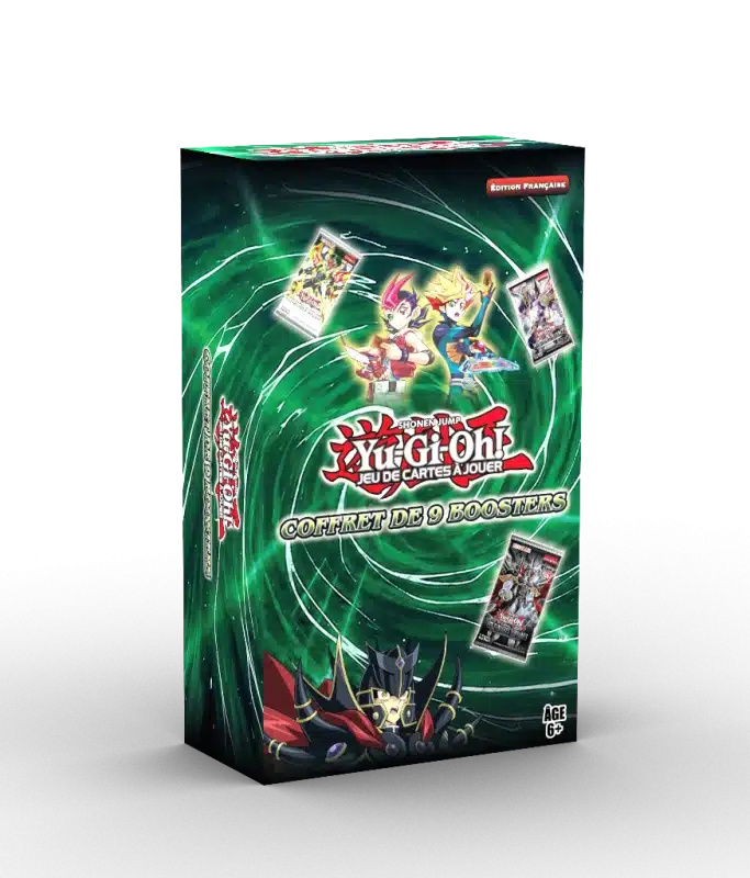 Découvrez ce coffret Yu-Gi-Oh! – Coffret de 9 Boosters – FR, pensé pour les joueurs comme pour les collectionneurs pour compléter votre collection