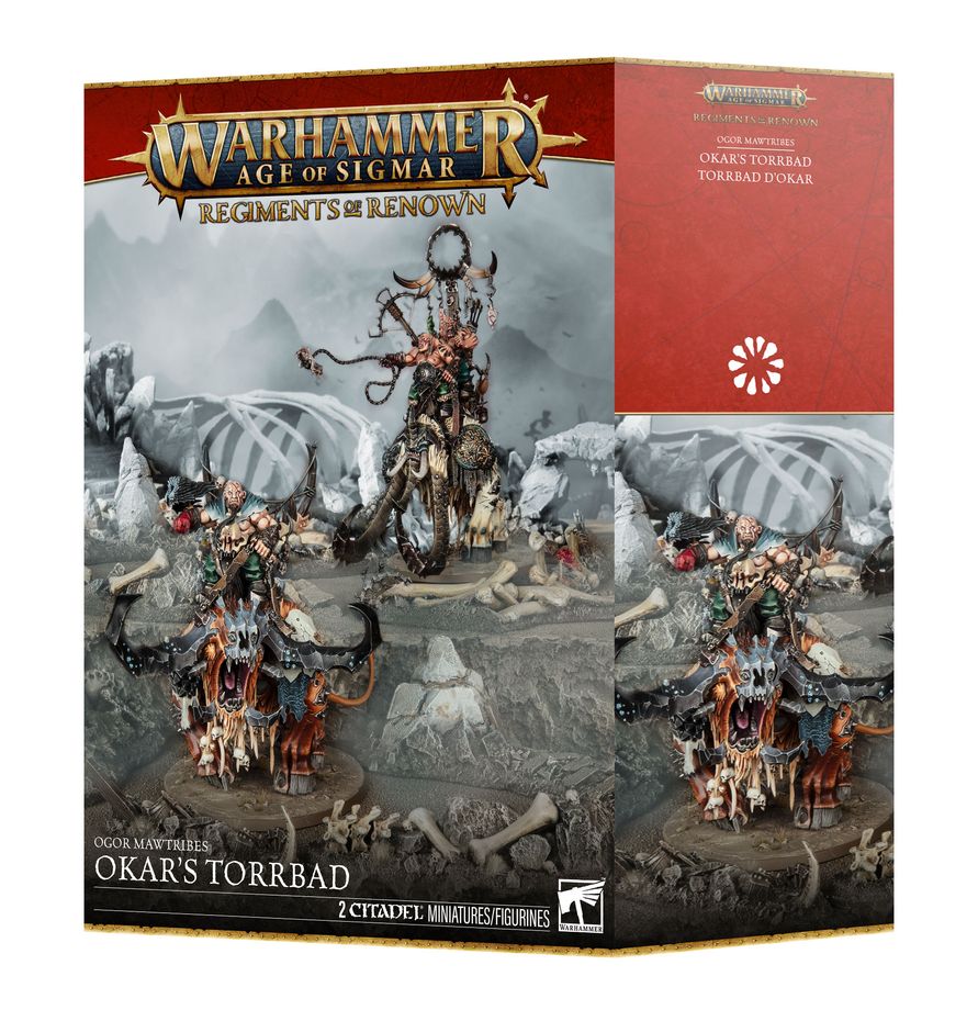 Découvrez Ogor Mawtribes : Torrbad d'Okar qui fait partie de la refonte de la gamme des ogors avec de superbe figurines et de nouveaux systemes de jeu