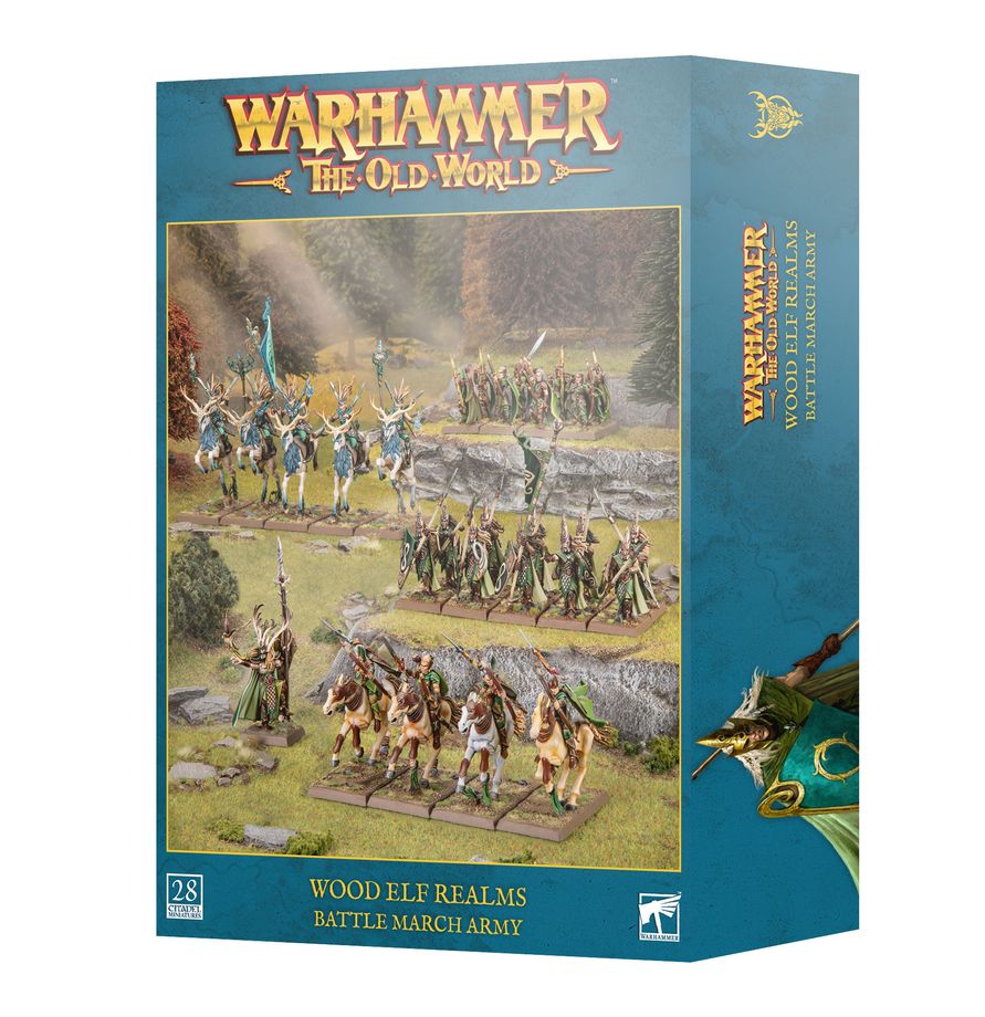 Découvrez la Colonne de Bataille Wood Elf pour Warhammer: The Old World, une force idéale pour des parties rapides de 400 à 750 points.
