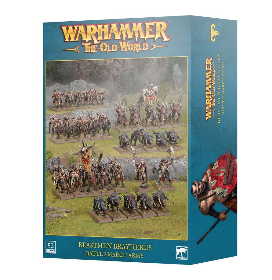 Découvrez la Colonne de Bataille Beastmen Brayherds pour Warhammer: The Old World, une force idéale pour des parties rapides de 400 à 750 points.