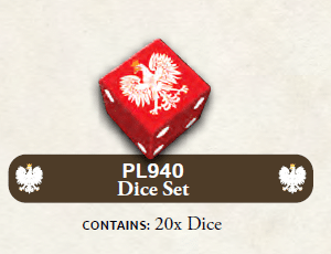 Flames of War : Polish Dice (x20) fait partie des nouveautées de cette superbe sortie si chère aux français de Flames of War Early War