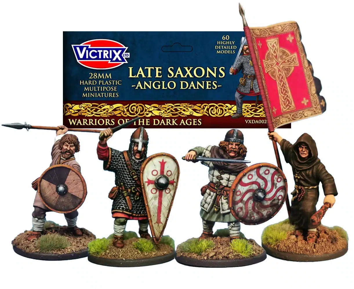 Découvrez le Saga - Age des Vikings : Late Saxons (60 figurines) est l'une des boites de figurines plastiques pour jouer à la nouvelle extension de Saga l'Age des Vikings