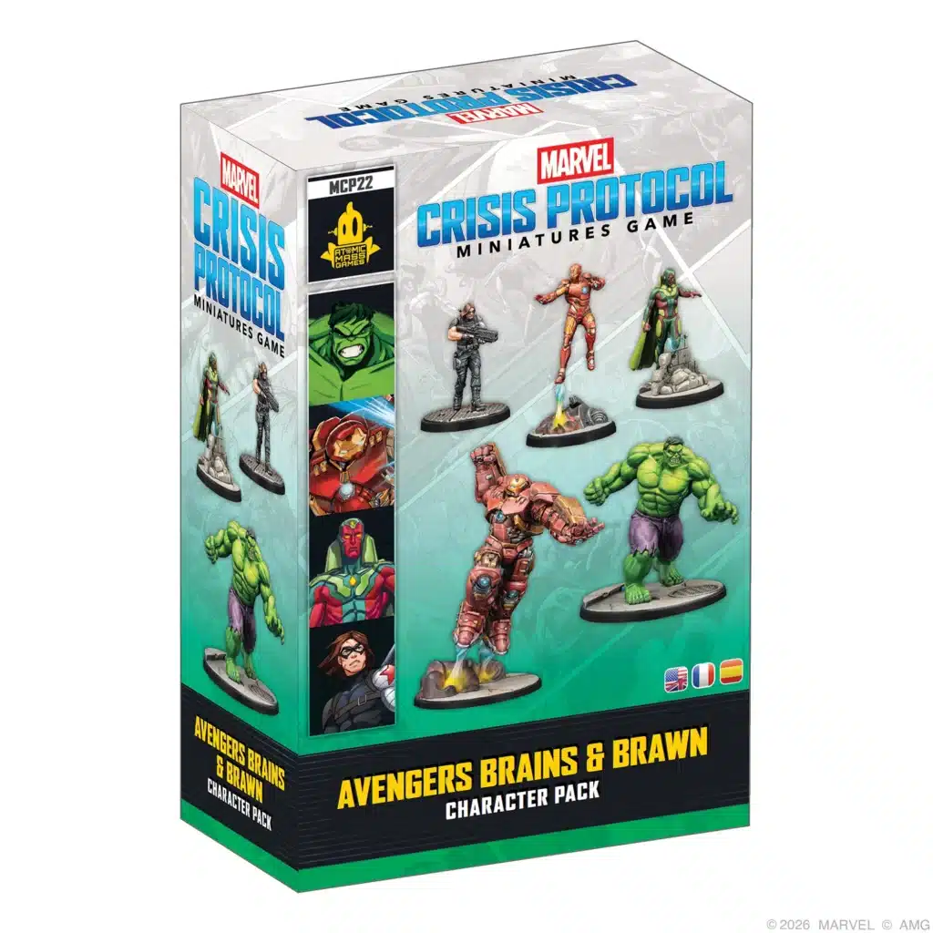 Marvel Crisis Protocol – Avengers Brains & Brawn Character Pack contient les plus grands télépathes et télékinésistes de Marvel Crisis Protocol