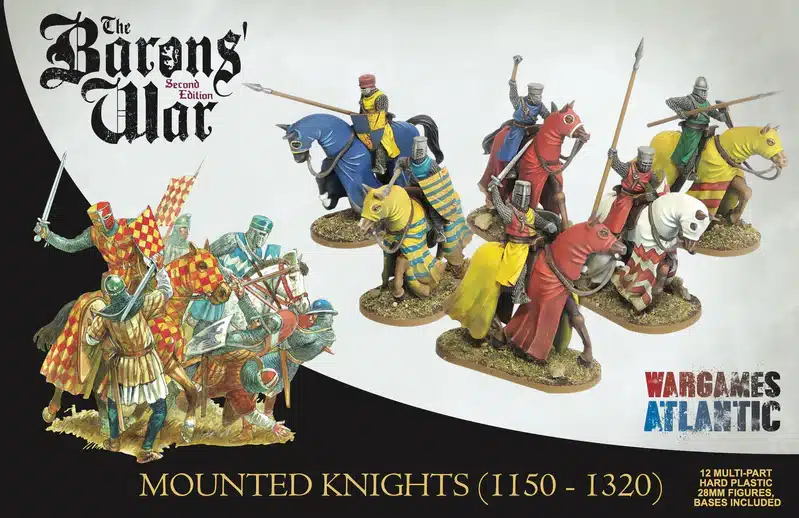 Baron's War : Mounted Knights fait partie des sorties qui accompagne la nouvelle sortie du jeu de chevalerie de chez Wargames Atlantic