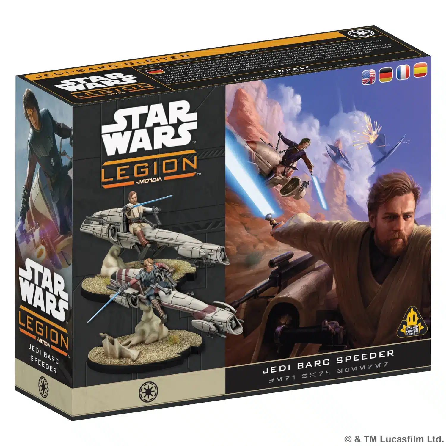 Découvrez une nouvelle unité pour la république galactique dans Star Wars Legion , avec Star Wars: Legion - Jedi General on BARC Speeder