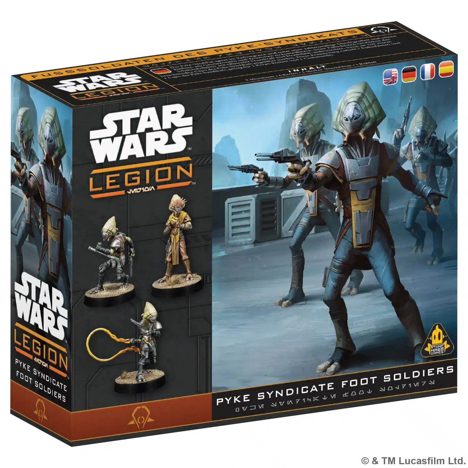 Découvrez une nouvelle unité pour les armées de l'alliance separatiste dans Star Wars Legion , avec Star Wars: Legion – Pyke Syndicate Foot Soliders