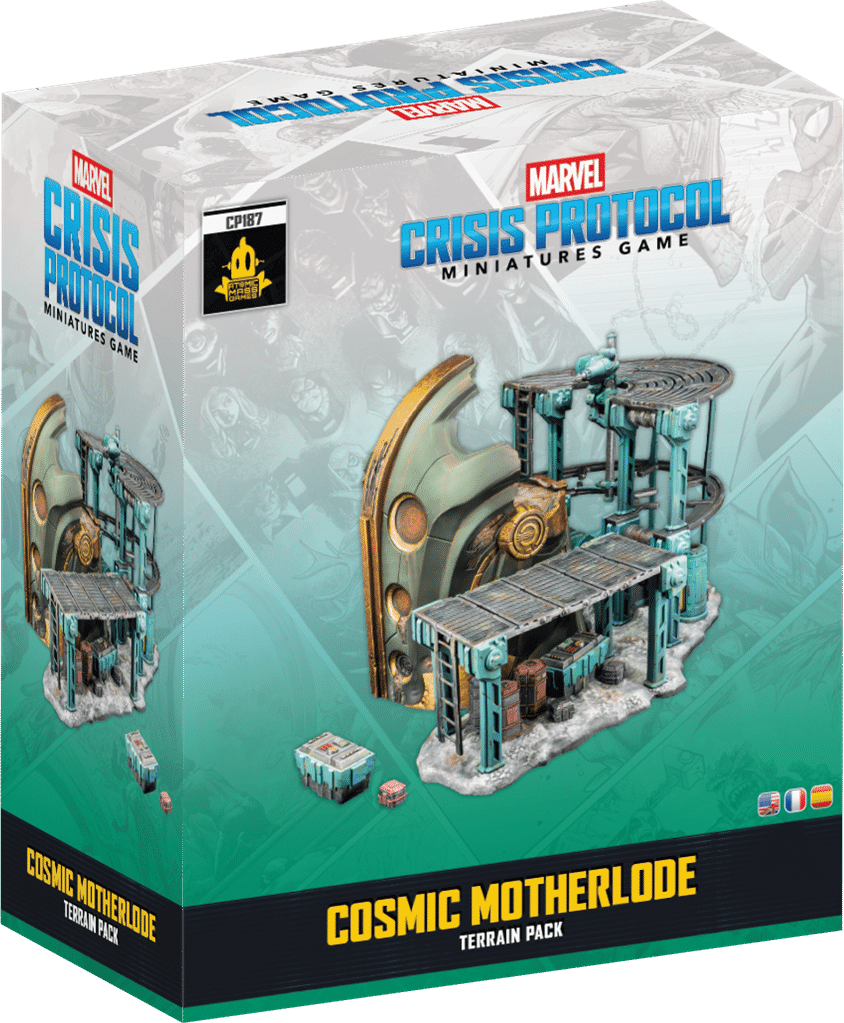 Découvrez Marvel Crisis Protocol - Cosmic Motherlode Terrain Pack un nouveau pack de terrain de rêve