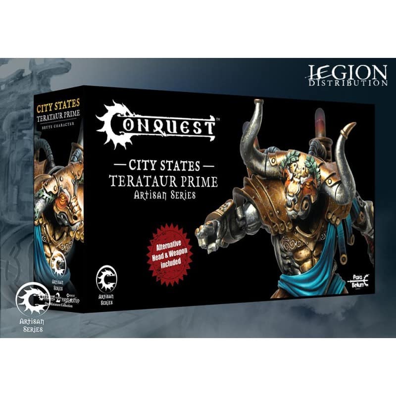 Conquest City Sates Terataur Prime Artisan Series fait partie des sorties qui accompagne la nouvelle sortie du jeu d'escarmouche de Para-bellum