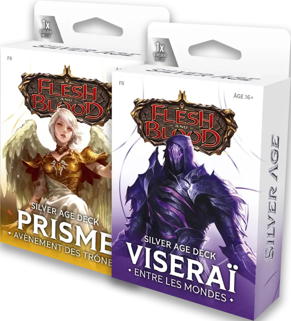 Découvrez Flesh and Blood - Silver Age Ust : Deck Viserai , une nouvelle façon de jouer à notre super jeu de cartes Flesh and Blood, ce superbe TCG