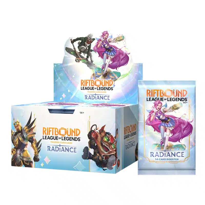 Découvrez la League of Legends TCG : Display Set 5 : Radiance VF accompagnant de multiples autres produits