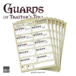 Guards of Traitor's Toll Roster sheets VFs fait partie des sorties qui accompagne la nouvelle sortie du jeu d'escarmouche de grey forge