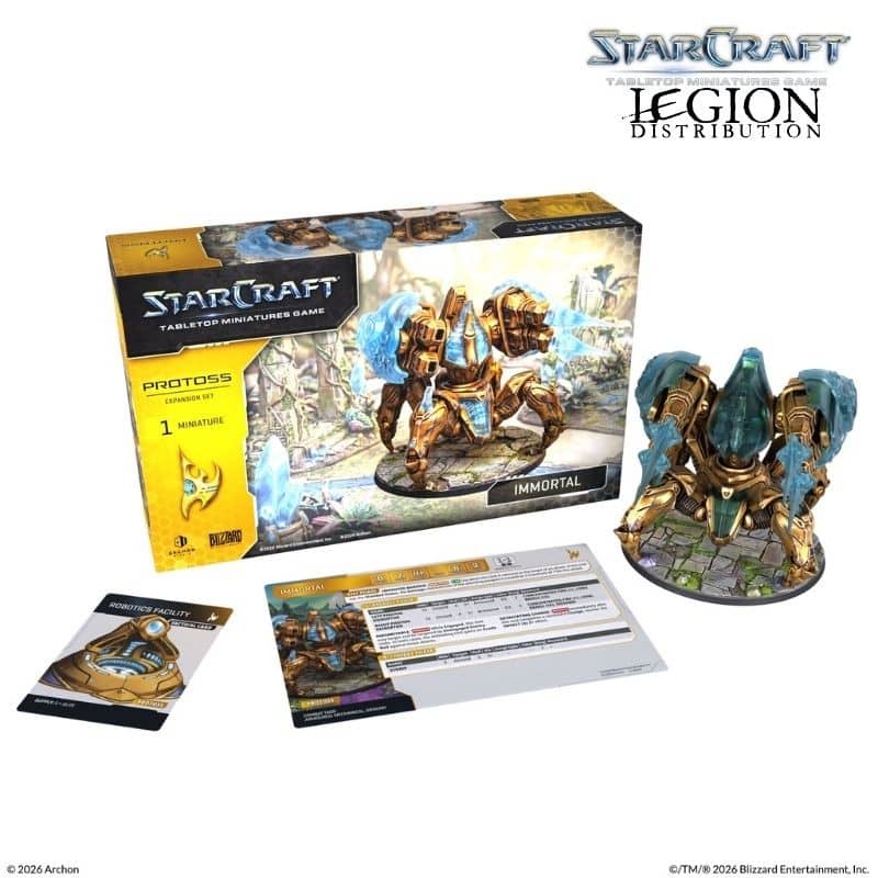 Découvrez Starcraft : Protoss Immortal Expansion Set est une extension du trés attendu Starcraft l'adaptation en figurines du célébre jeu vidéo