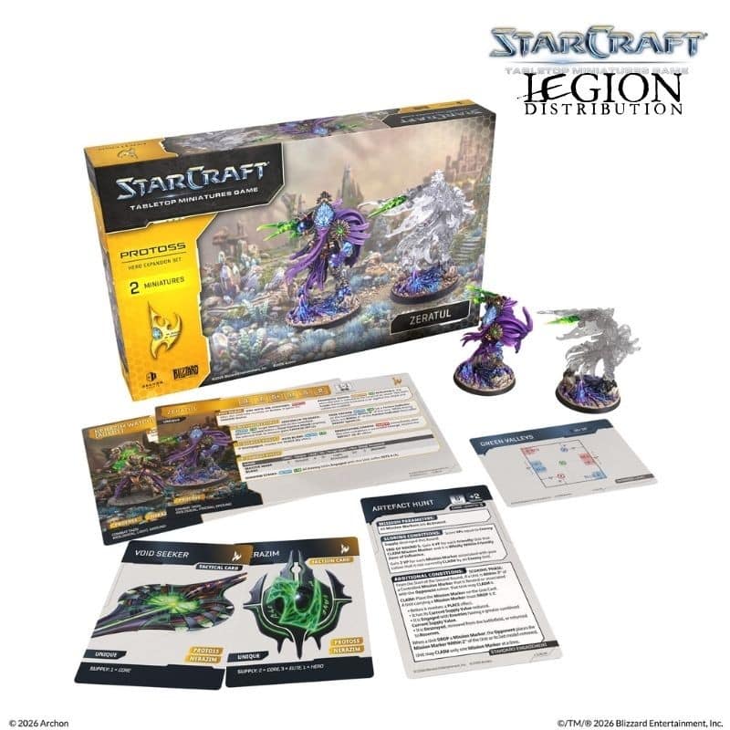 Découvrez Starcraft : Protoss Zeratul Hero Expansion set est une extension du trés attendu Starcraft l'adaptation en figurines du célébre jeu vidéo