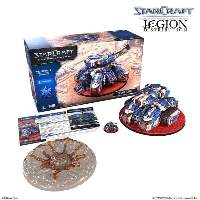 Découvrez Starcraft : Terran Siege Tank Expansion Set est une extension du trés attendu Starcraft l'adaptation en figurines du célébre jeu vidéo