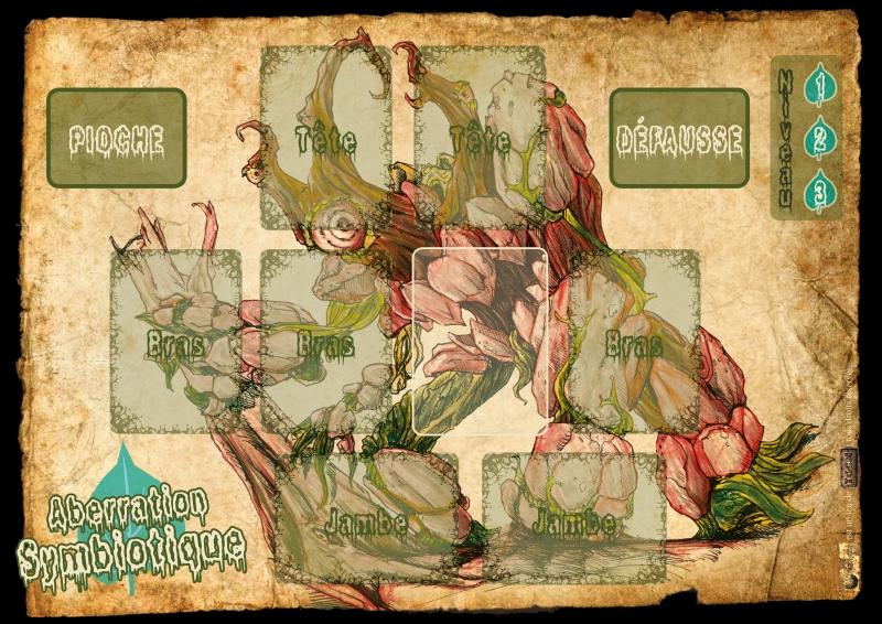 découvrez Briskars: Tapis de jeu pour Aberration symbiotique une possibilité amusante de jouer en cooperatif contre un joueur commandant l'aberration ou ses sbires