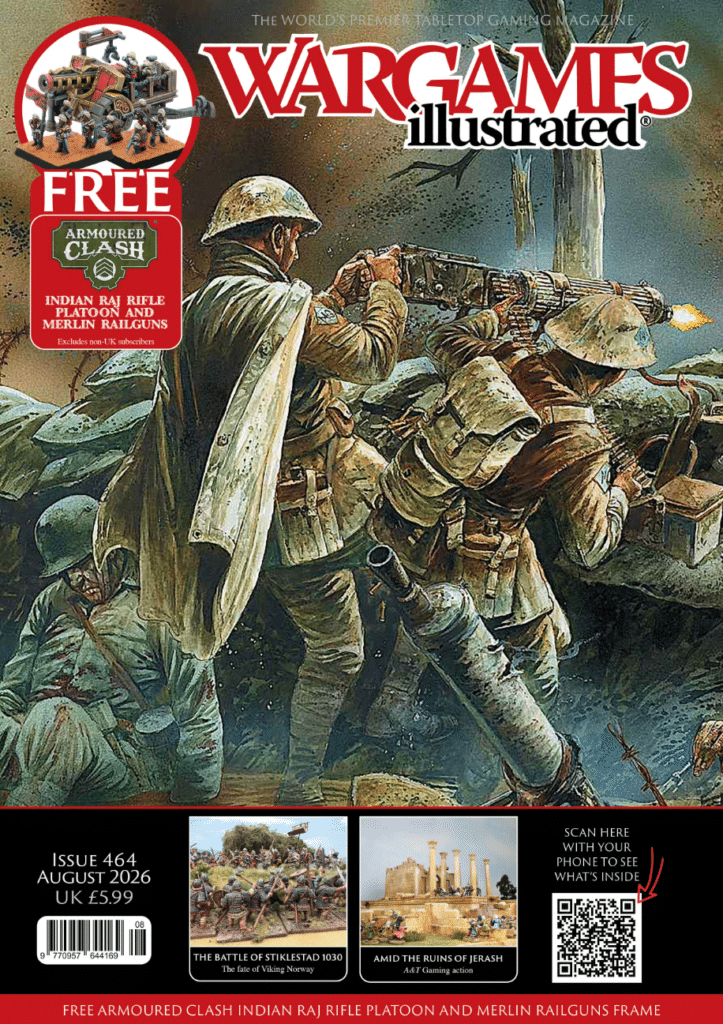 Découvrez le Wargames Illustrated WI464 édition Aout 2026 avec encore plein de figurines et scenarios pour votre plus grand plaisir