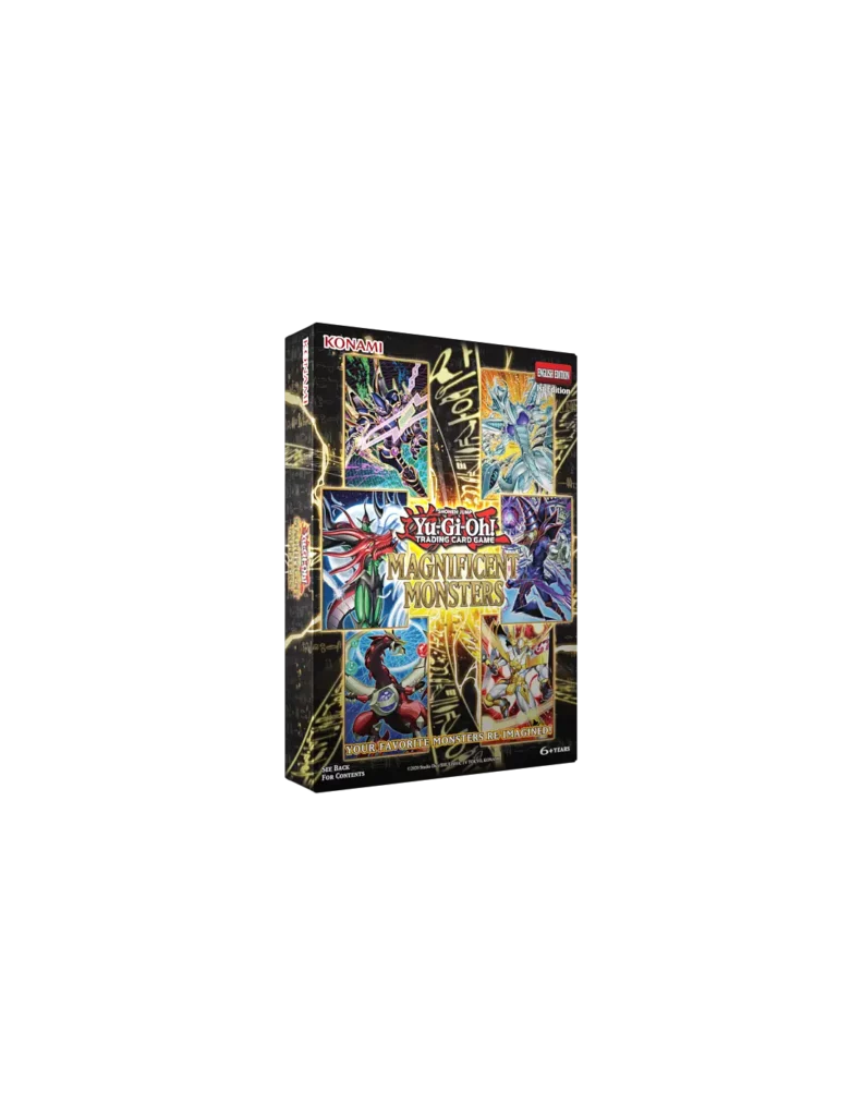 Le coffret Yu-Gi-Oh! Magnificent Monsters réunit cartes iconiques, raretés premium et nouvelles versions collector pour enrichir decks et collections.