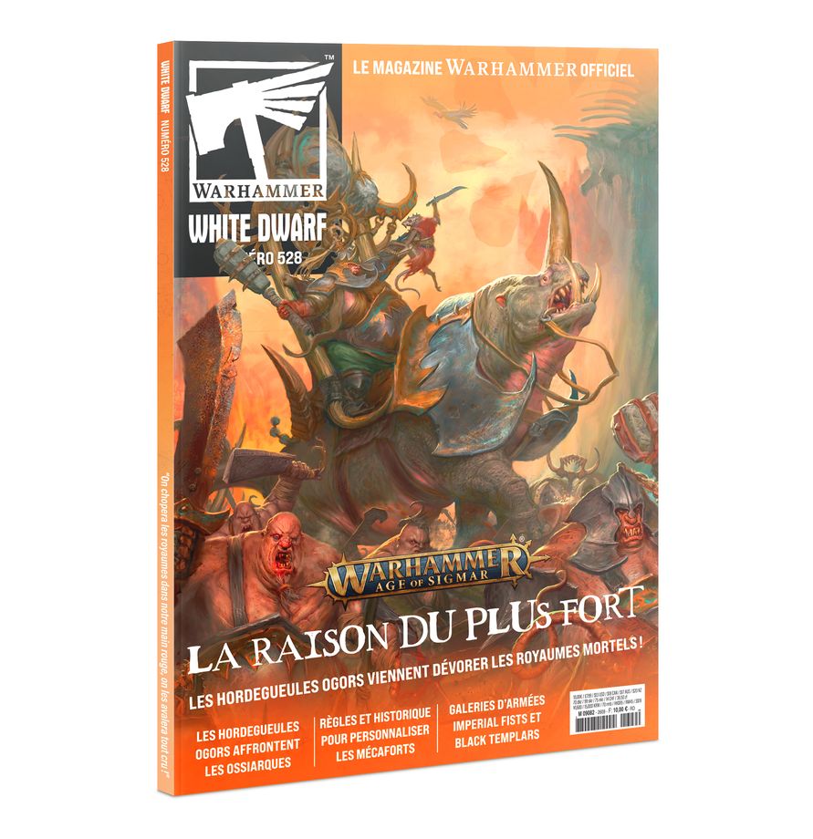 White Dwarf 528 est le magazine Warhammer premium de Games Workshop, débordant chaque mois de contenus extraordinaires pour pimentez vos parties.