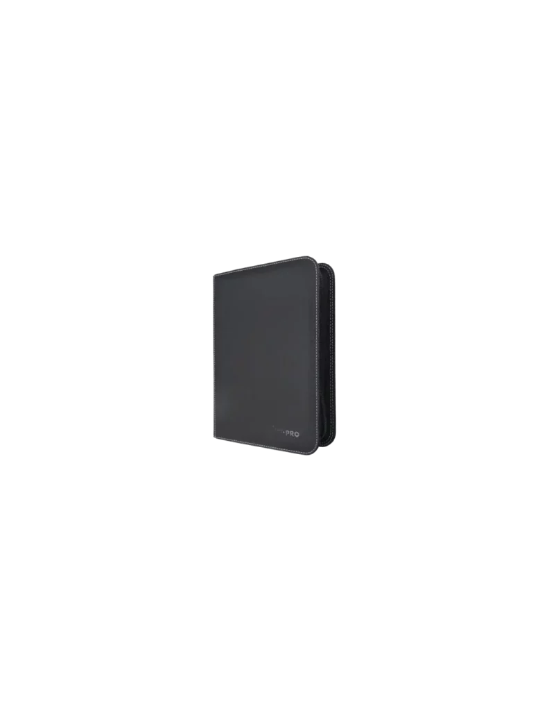 Découvrez le Ultra Pro Toploader Zip Premium 4 Pocket Pro Binder, un classeur parfait pour ranger, classer et protéger vos cartes sous toploader