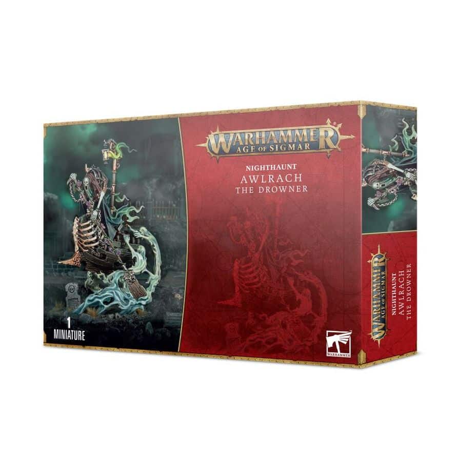 Découvrez Nighthaunt: Awlrach Le Naufrageur, un figurine emblématique pafaite pour compléter votre collection de Nighhaunt