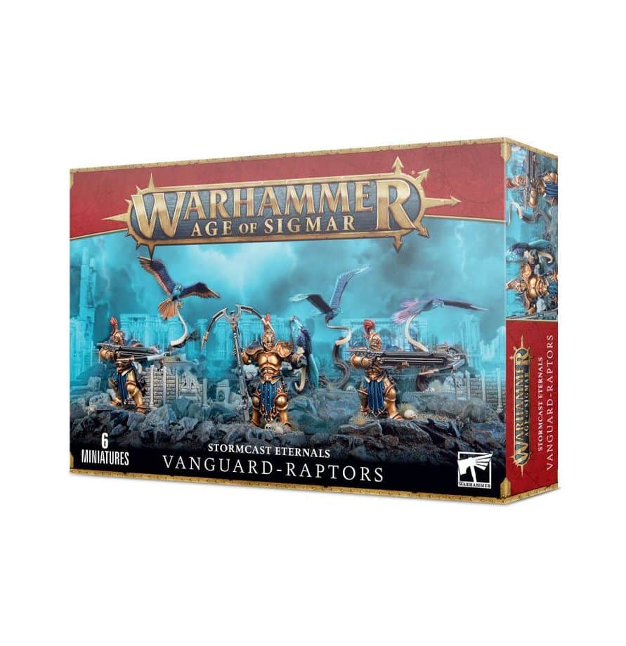 Découvrez les Stormcast Eternals : Vanguard Raptors, une unité d'appui longue distance pour soutenir vos charges de Stormacast Eternals